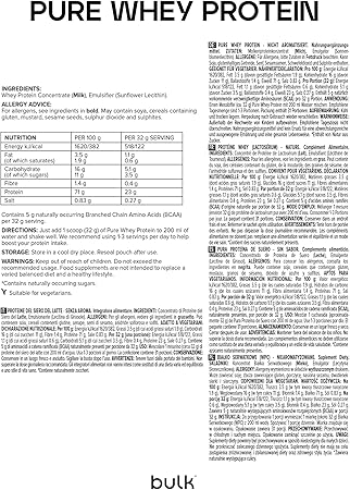 Bulk Whey Protein Pulver | Beere